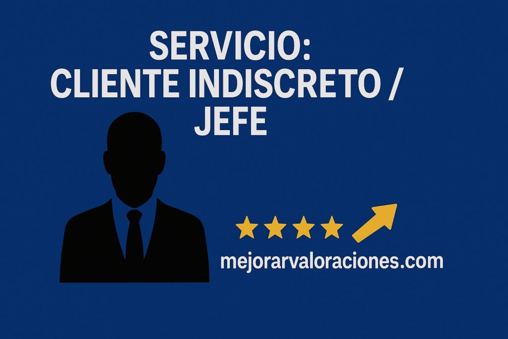 service cliente indiscreto